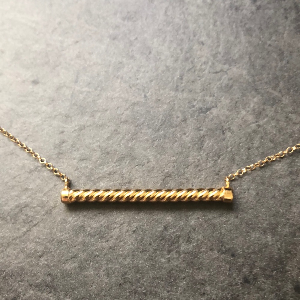 Argento Vivo Bar Pendant Necklace - Picture 4 of 5